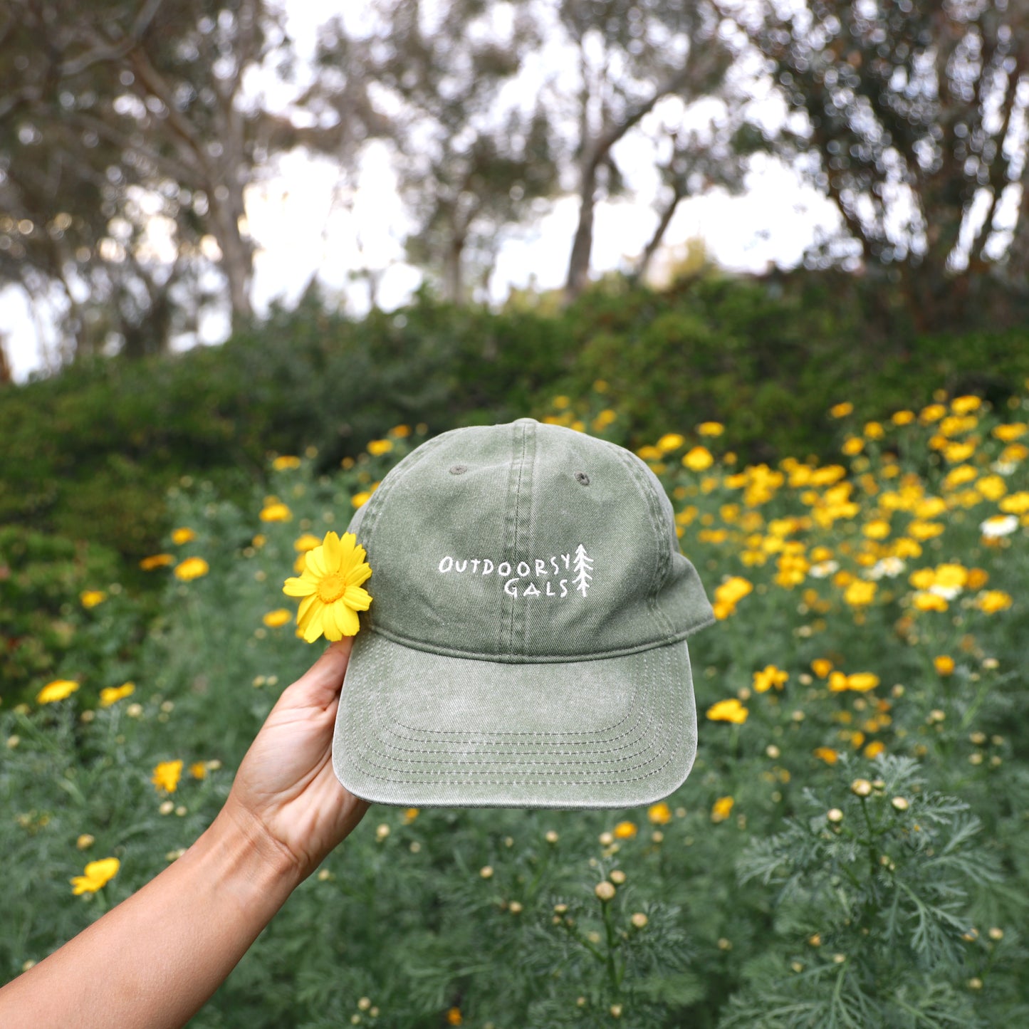 Outdoorsy Gals | Olive Dad Hat