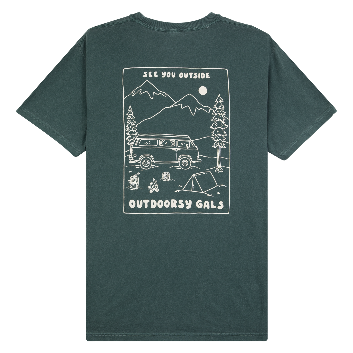 See You Outside | Blue Spruce Tee