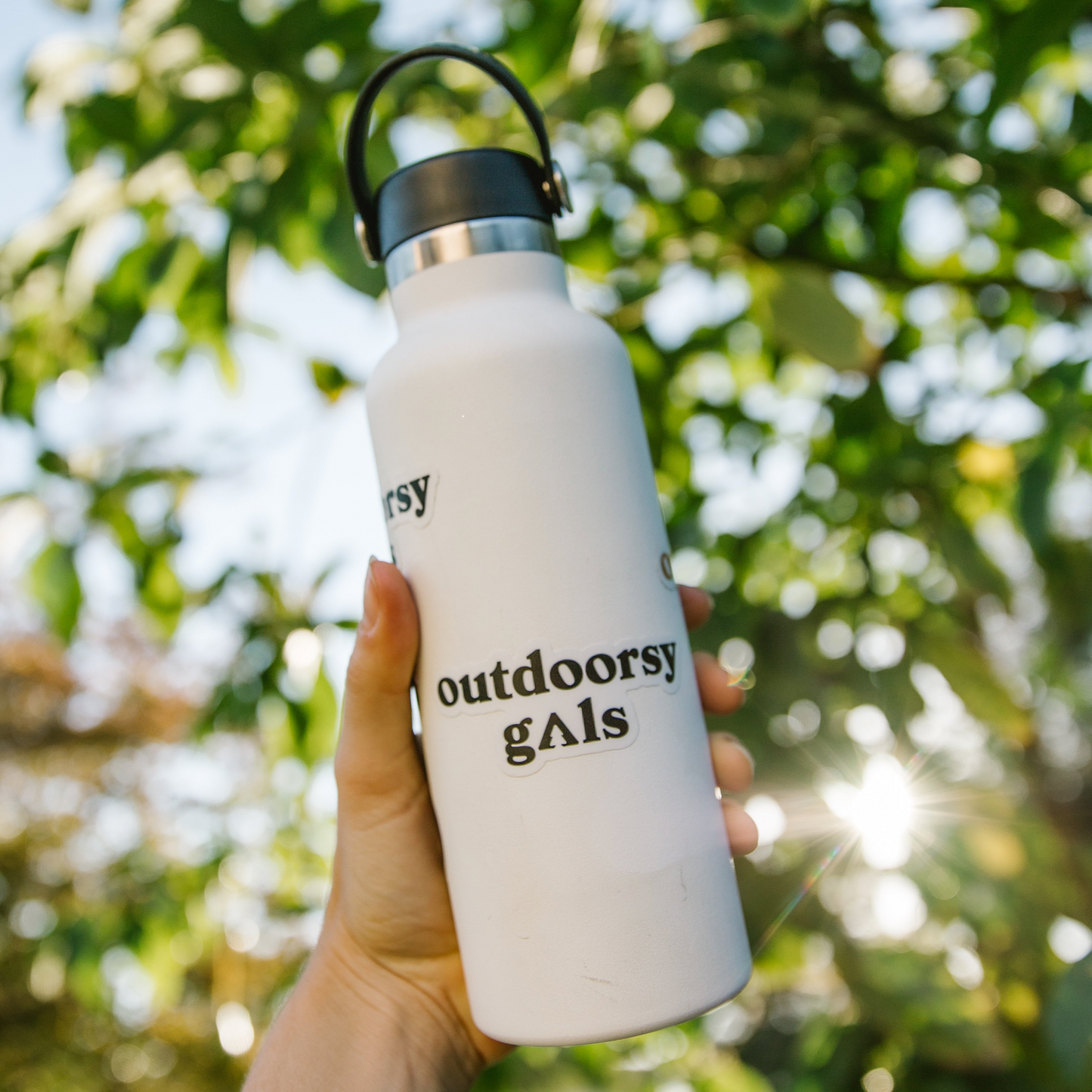 "Outdoorsy Gals" Sticker