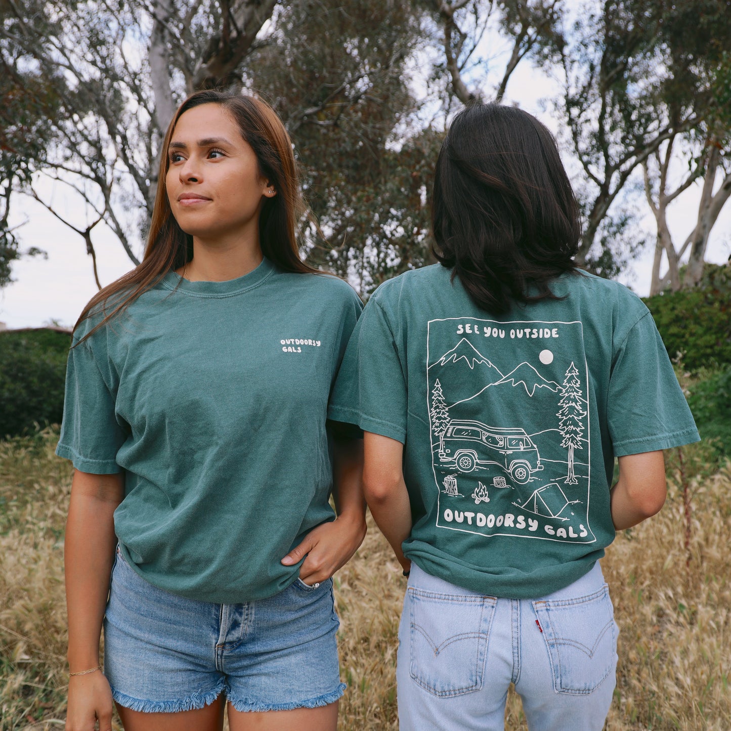 See You Outside | Blue Spruce Tee