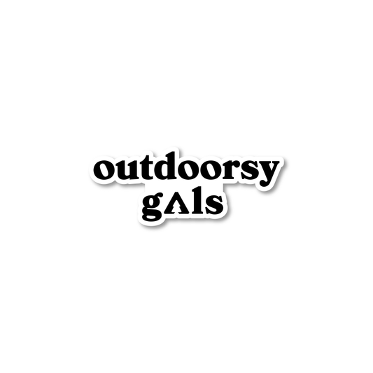 "Outdoorsy Gals" Sticker
